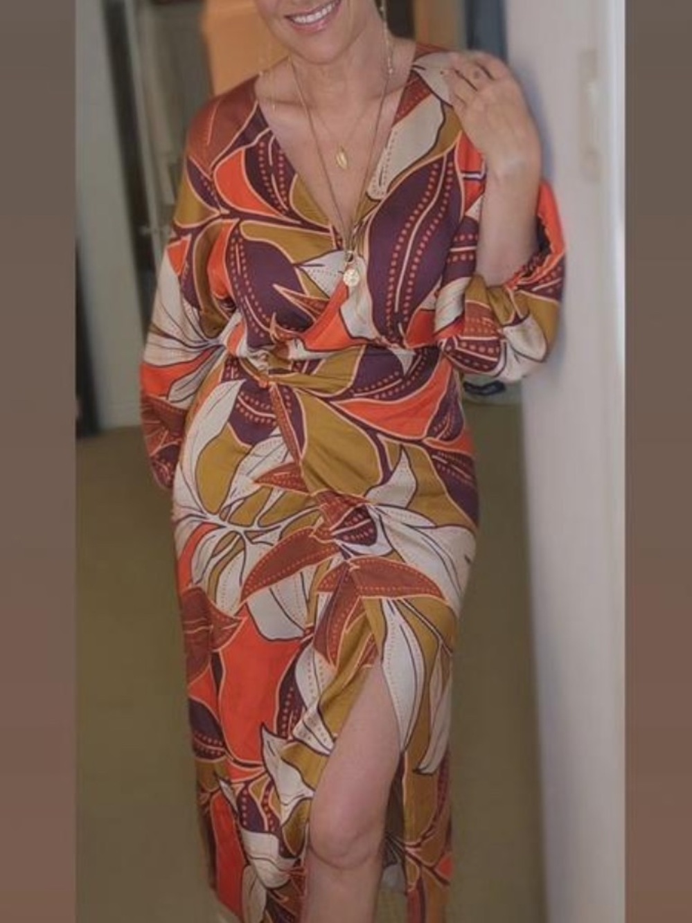 Anthropologie Printed Wrap Dress